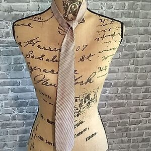 vintage silk punk skinny tie